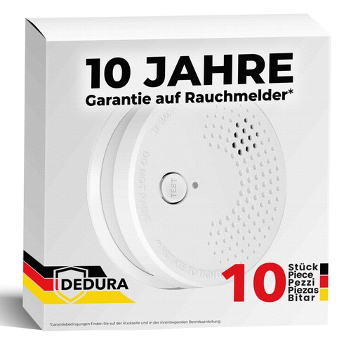 10x rauchmelder set din - 10x,