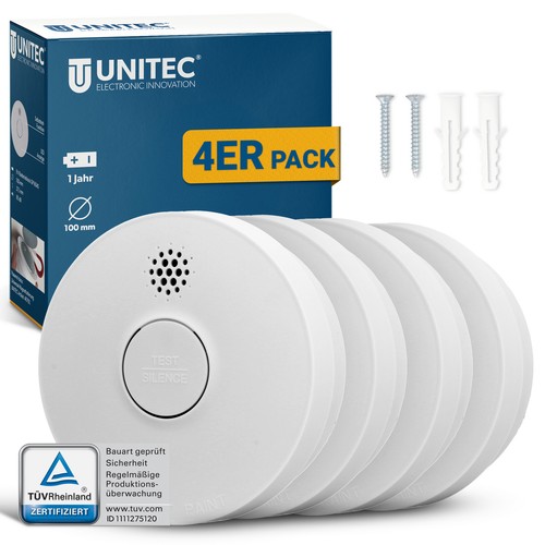 Rauchwarnmelder unitec tüv - rauchwarnmelder,